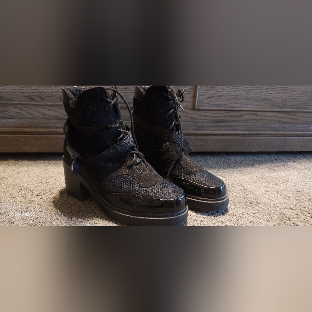 Women's Black Combat & Moto Boots